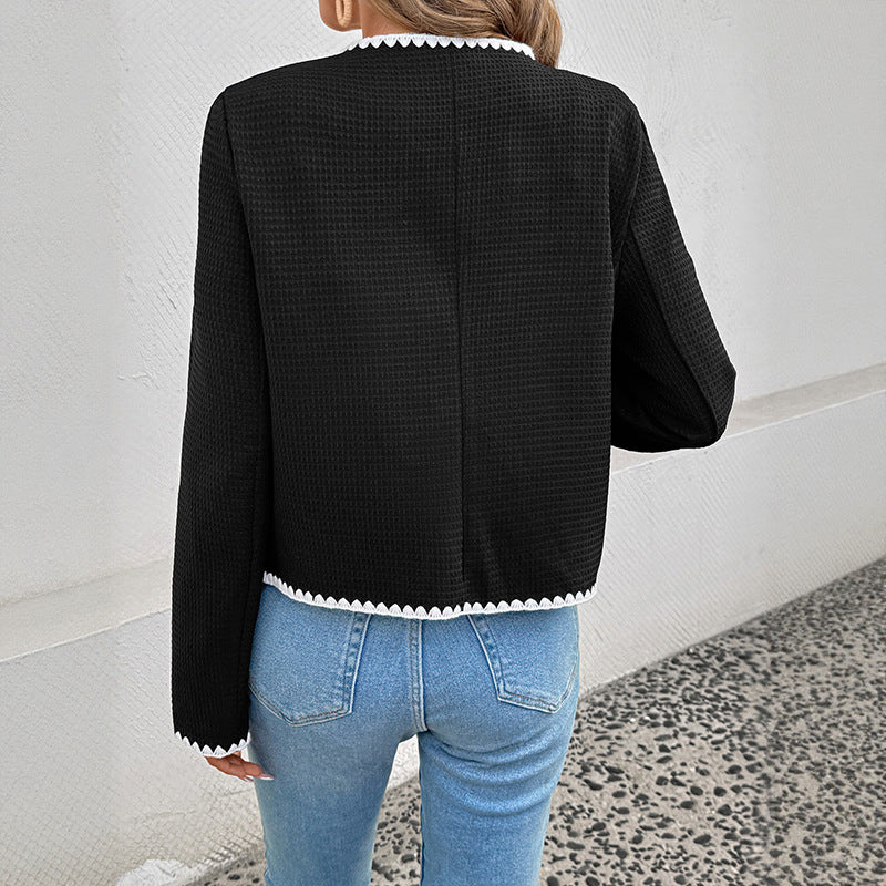 Modern Elegance V-Neck jacket - CELESTIA