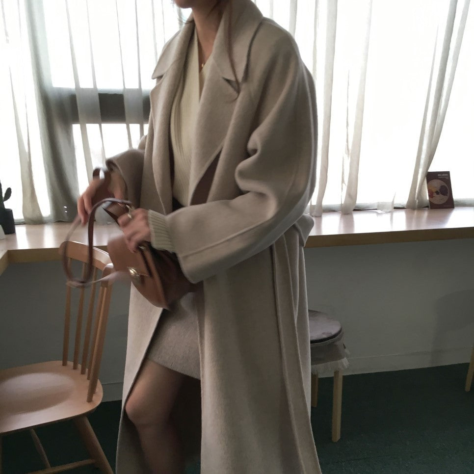 Classic Woolen Trenchcoat - CELESTIA