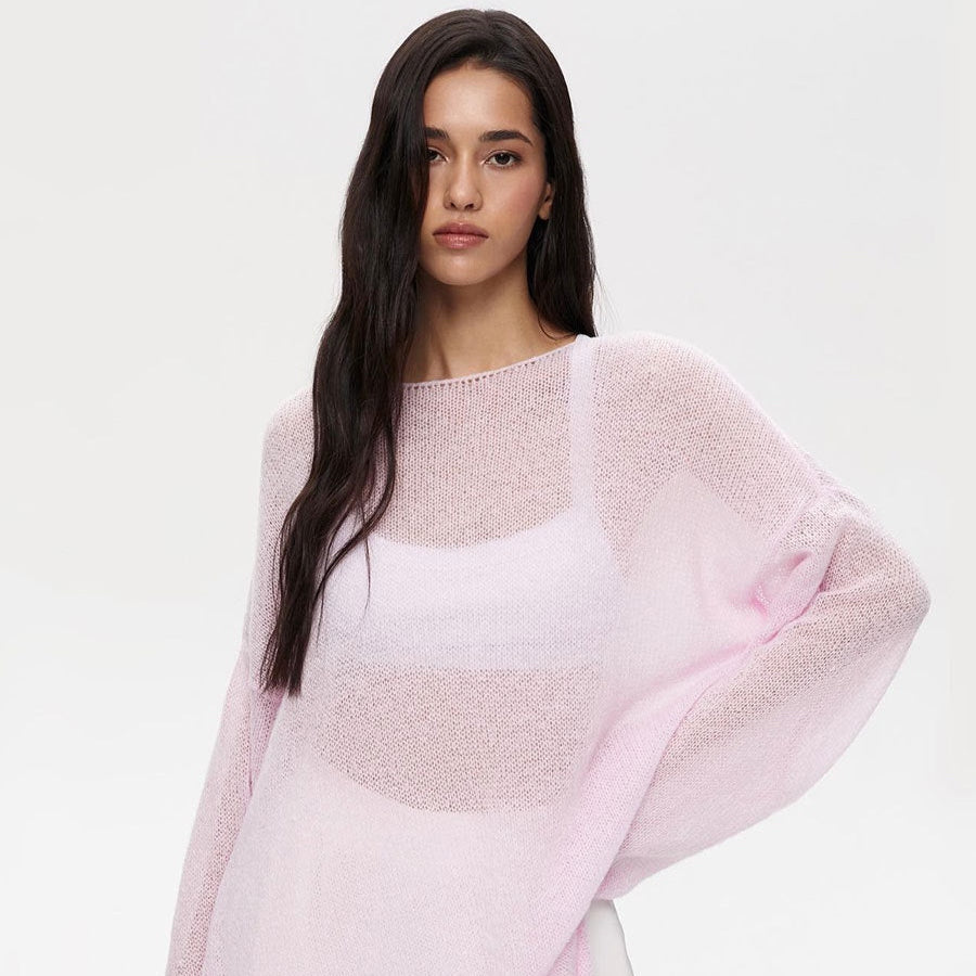 Boho-Chic Knit Top - CELESTIA