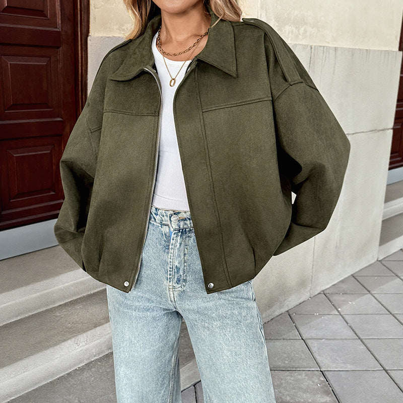 Army Chic Zipper Jacket