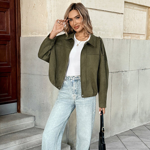 Army Chic Zipper Jacket