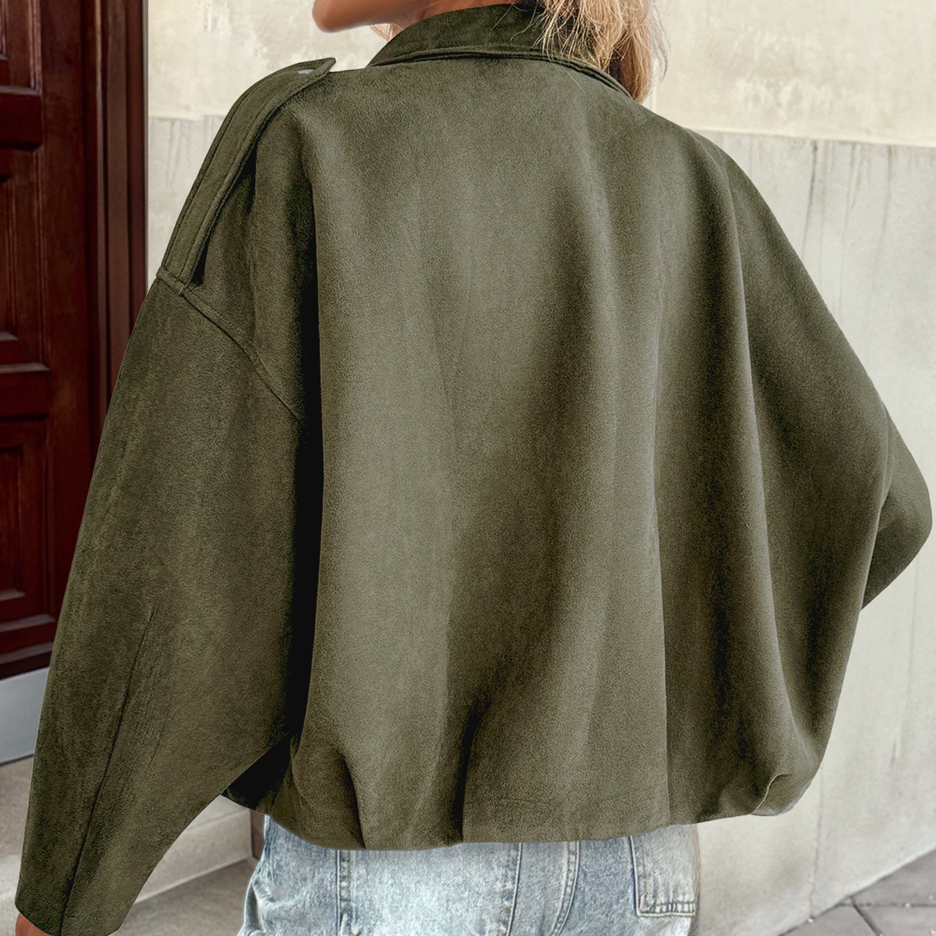 Army Chic Zipper Jacket