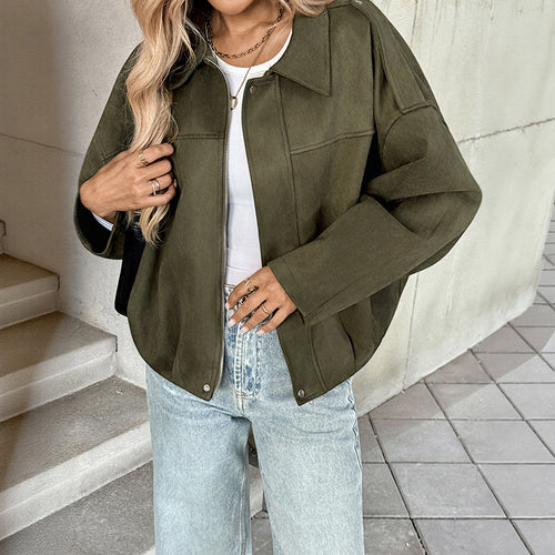 Army Chic Zipper Jacket